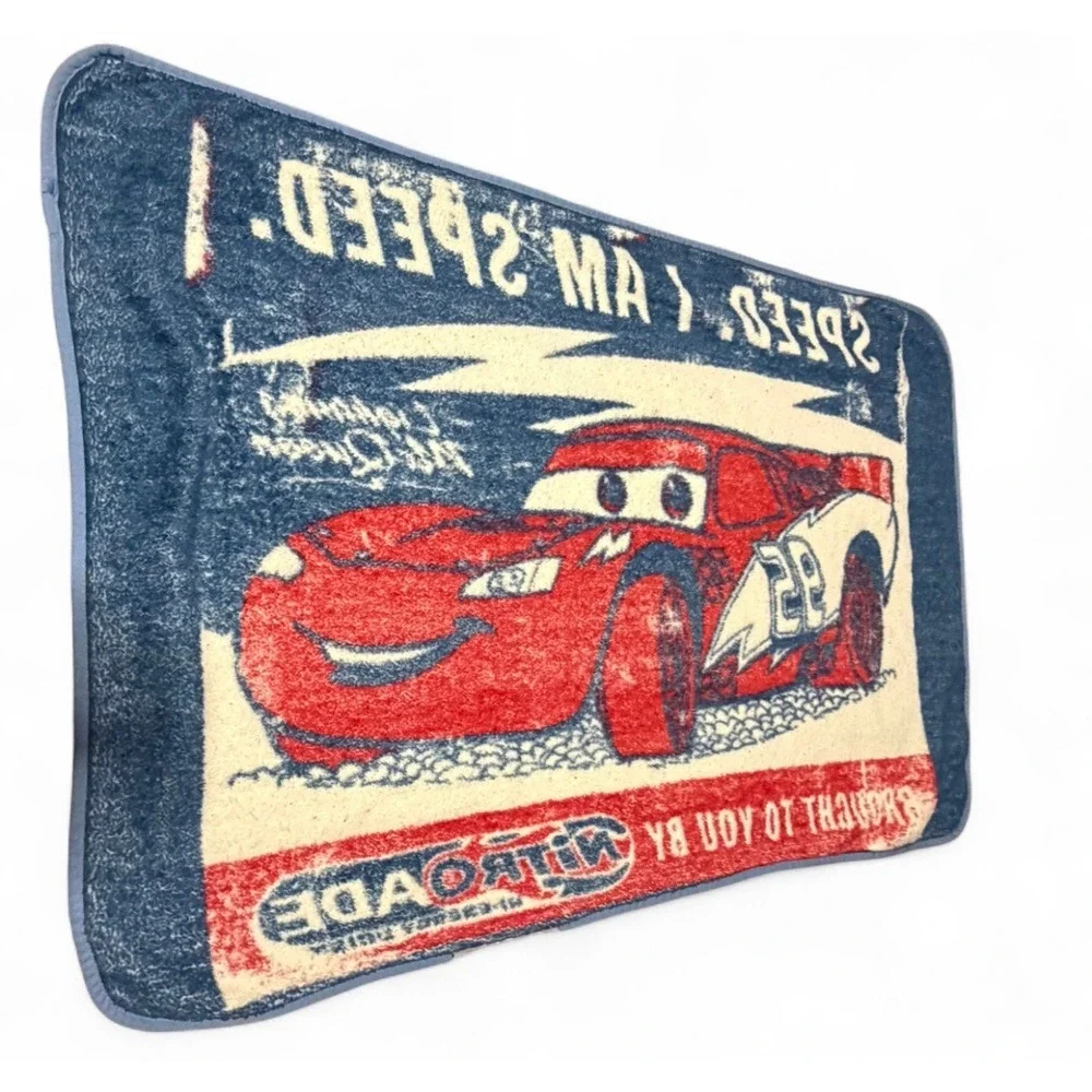Disney Pixar Cars Lightning McQueen Blanket Throw Speed I Am Speed 40x30 Y2K